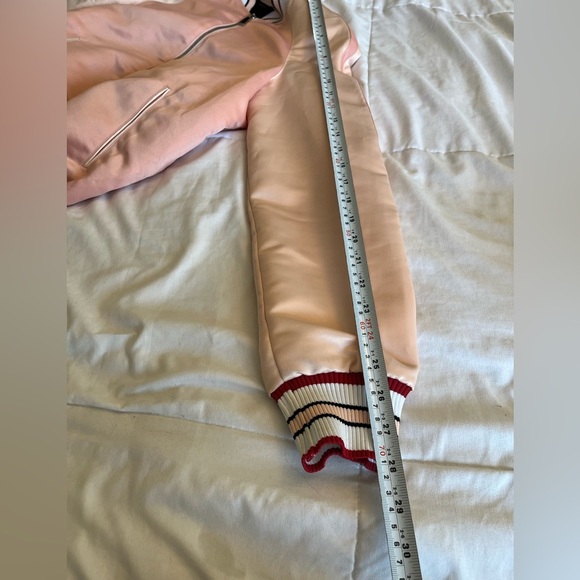 Pinko Bomber Pink Size 4  70's Inspire, Farrah Fawcett  Chic. - Picture 14 of 14